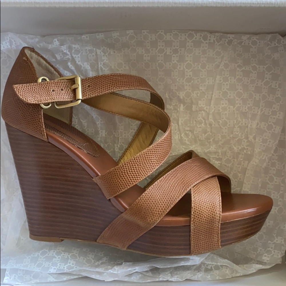 Banana Republic Leather Wedges